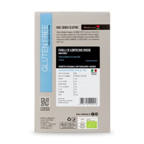 Pasta Senza Glutine - Fusilli di Lenticchie Bio 250g | Besyntony.com