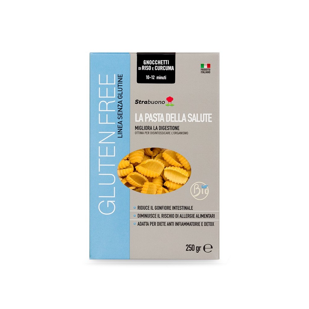 Strabuono - Gnocchetti Riso e Curcuma Bio 250 gr