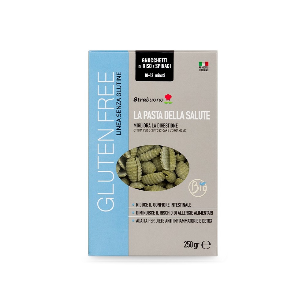 Strabuono - Gnocchetti Riso e Spinaci 250g