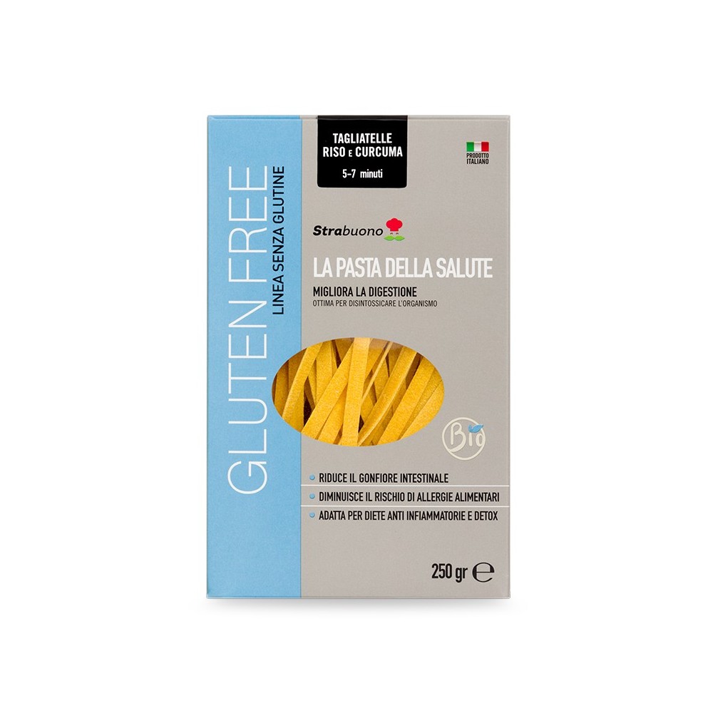 Strabuono - Tagliatelle Riso e Curcuma Bio 250gr