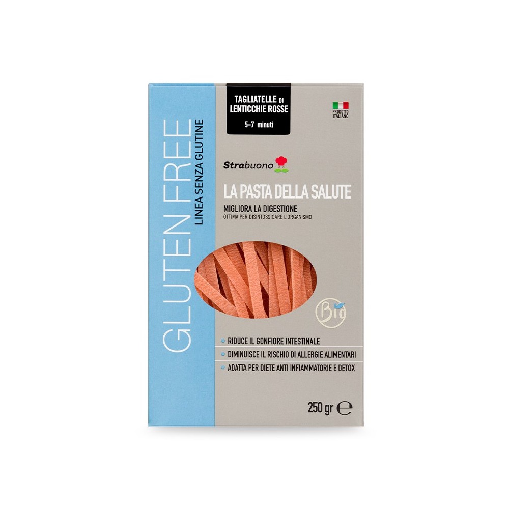 Strabuono - Tagliatelle Lenticchie Rosse 250gr