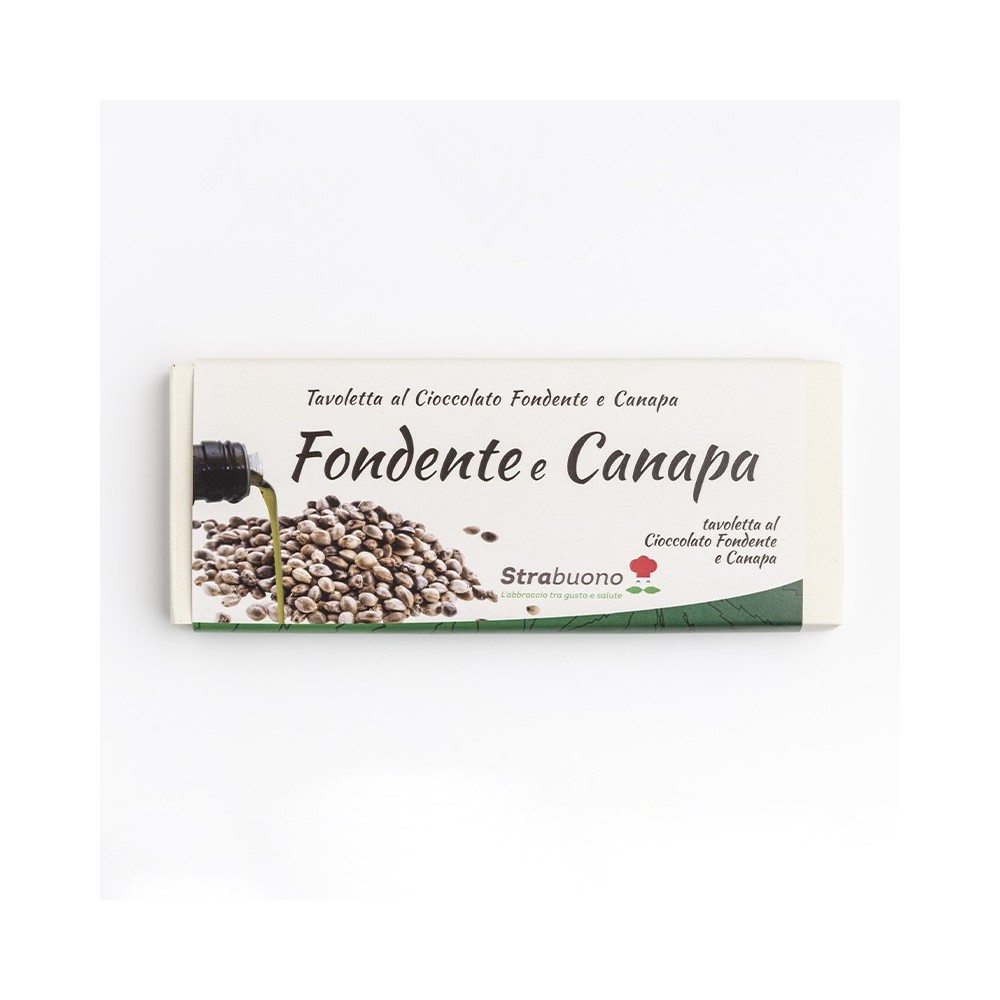 Cioccolato Extra Fondente alla Canapa 50gr - Stabuono