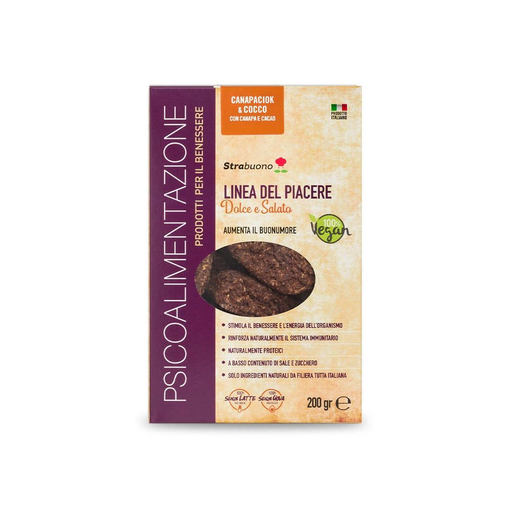 Biscotti Canapaciok & Cocco Bio 200gr - Strabuono