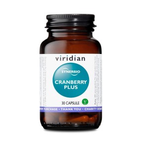 Integratore Alimentare Fitopreparato Viridian - Cranberry Plus 30 cps