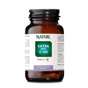 Integratore Alimentare Vitaminico Natur - Extra Pure C 550 60 cps