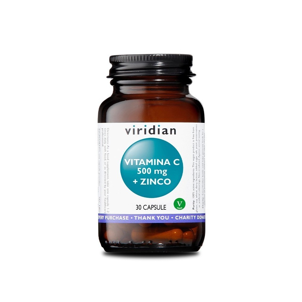 Viridian - Vitamina C + Zinco 30 cps