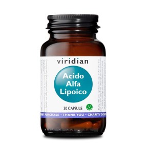 Integratore Alimentare Antiossidante Viridian - Acido Alfa Lipoico 30 cps